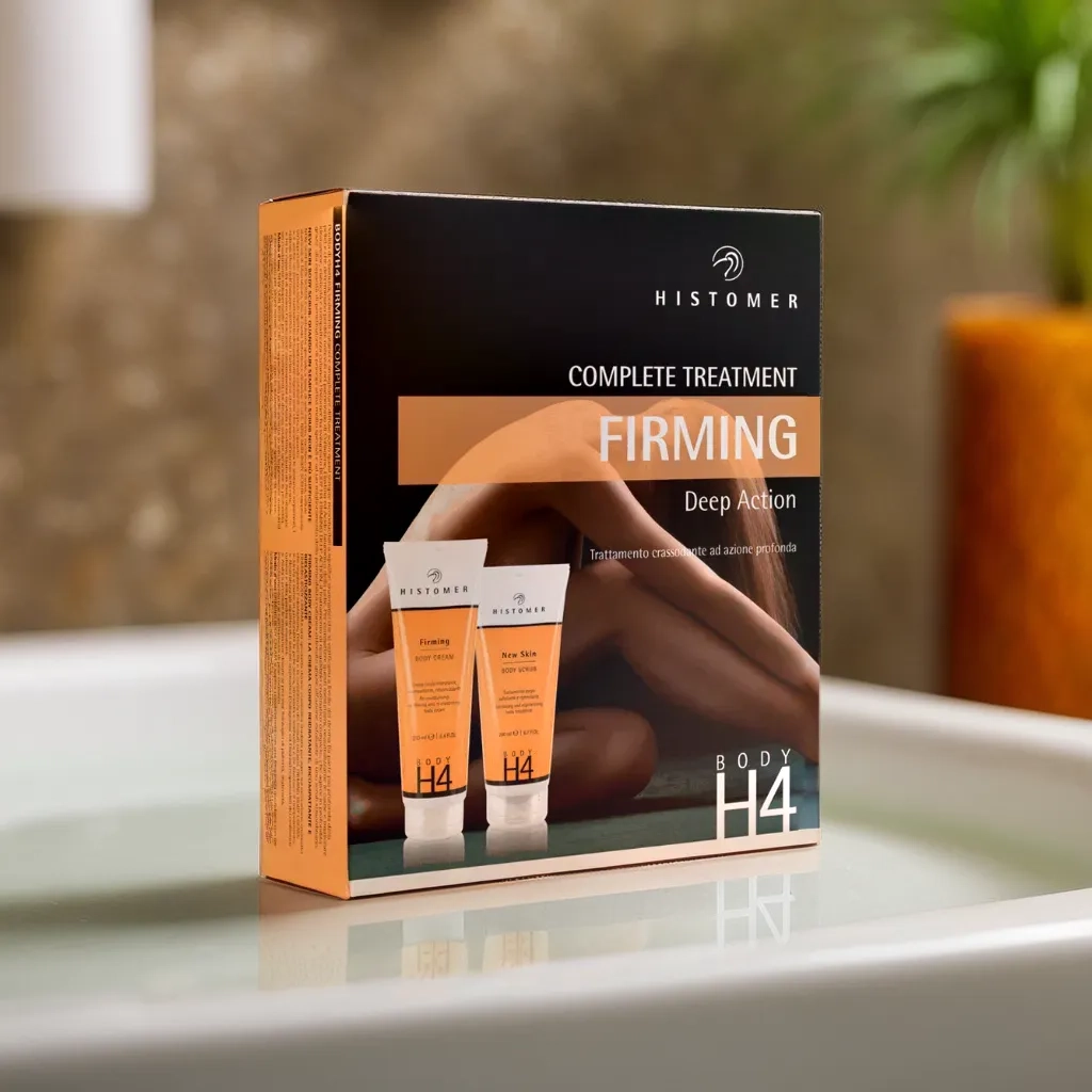 фото H4 Комплексный набор лифтингового ухода за телом (скраб, укрепляющий крем) HISTOMER в интернет магазине косметики Стикс 2