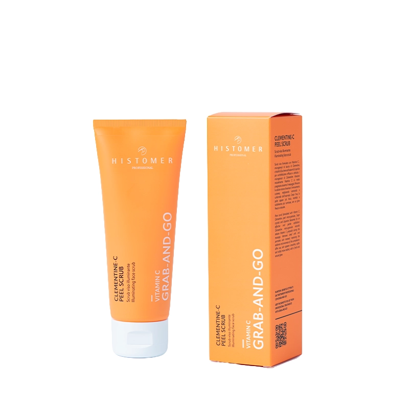 NEW VITAMIN C энзимно-сахарный скраб с экстрактом клементина HISTOMER, 75 мл