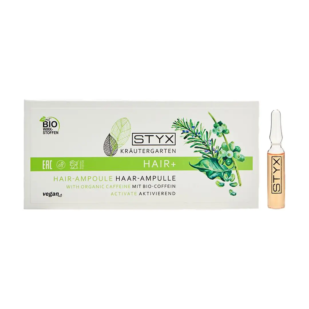 фото Ампулы для стимуляции роста волос БИО КОФЕИН STYX, 10 шт. х 2 мл в интернет магазине косметики Стикс 1