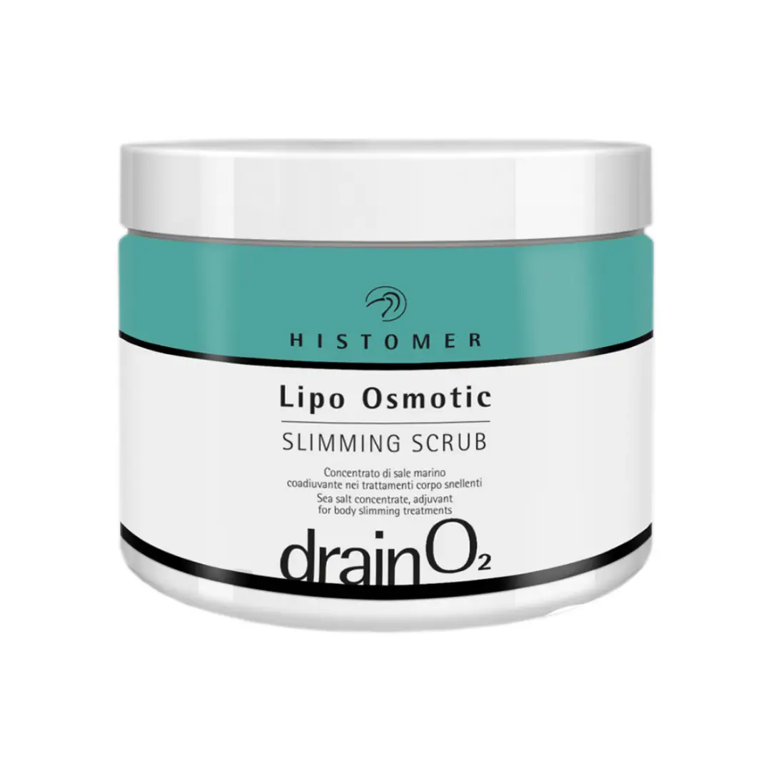 фото DRAIN O₂ Профессиональный слимминг-скраб для тела со стволовыми клетками шандры HISTOMER, 500 мл в интернет магазине косметики Стикс 1