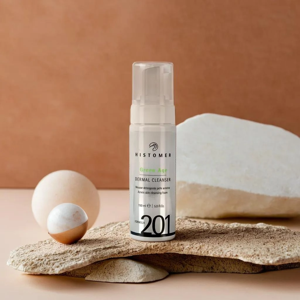 фото FORMULA 201 GREEN AGE Очищающий мусс для проблемной кожи HISTOMER, 150 мл в интернет магазине косметики Стикс 2