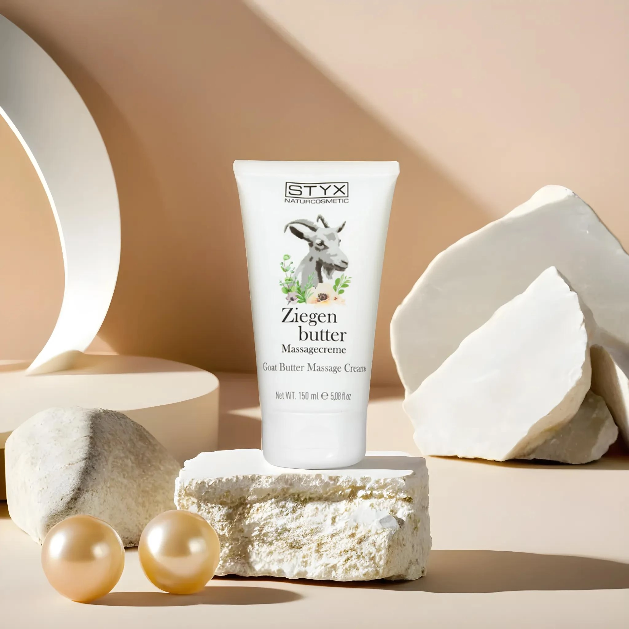 фото Массажный крем с целебными свойствами КОЗЬЕ МОЛОКО в тубе STYX, 150 мл в интернет магазине косметики Стикс 2