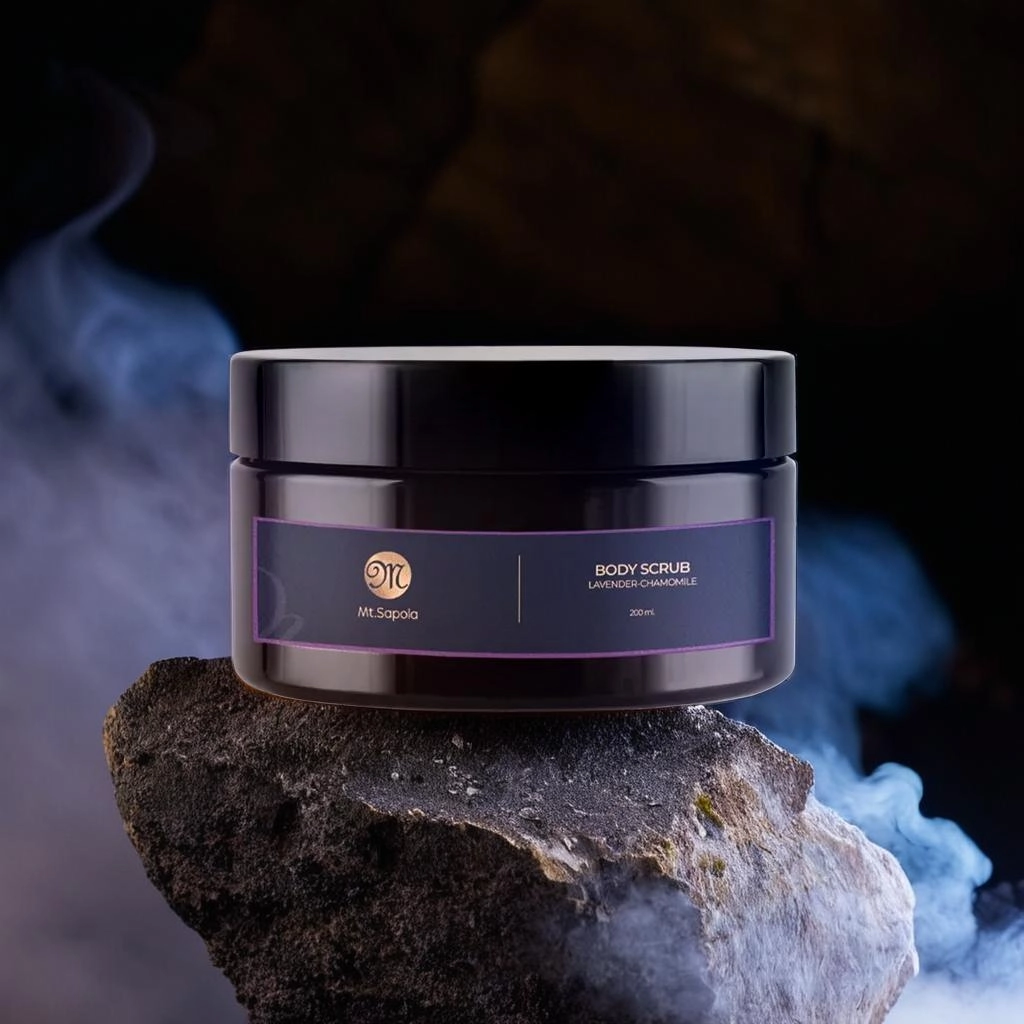фото Мягкий скраб для тела ЛАВАНДА-РОМАШКА MT.SAPOLA, 200 мл в интернет магазине косметики Стикс 2