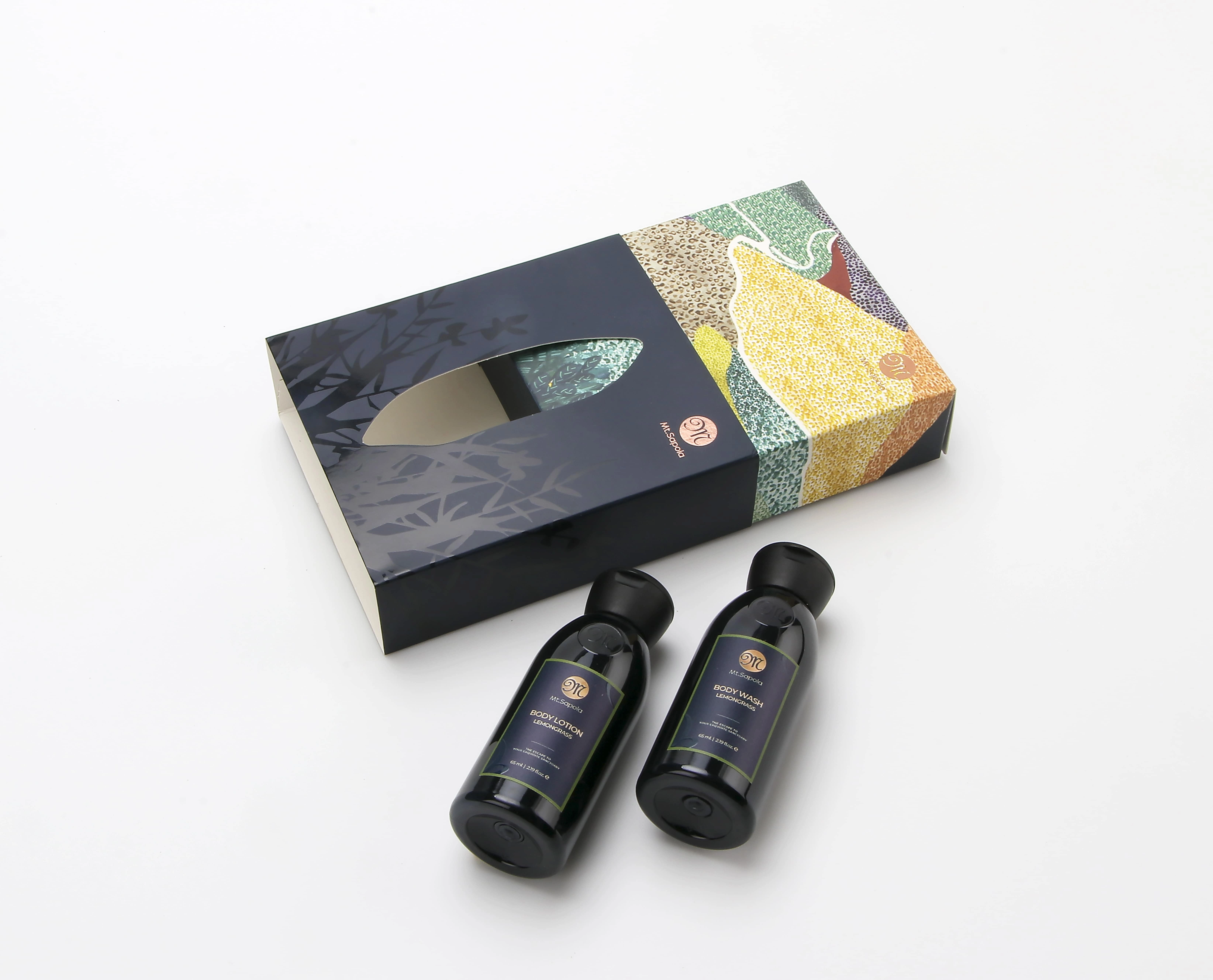 Подарочный набор МИНИ-СПА ДОМА ( лосьон для тела и массажное масло) ЛЕМОНГРАСС MT.SAPOLA, 2*65 мл