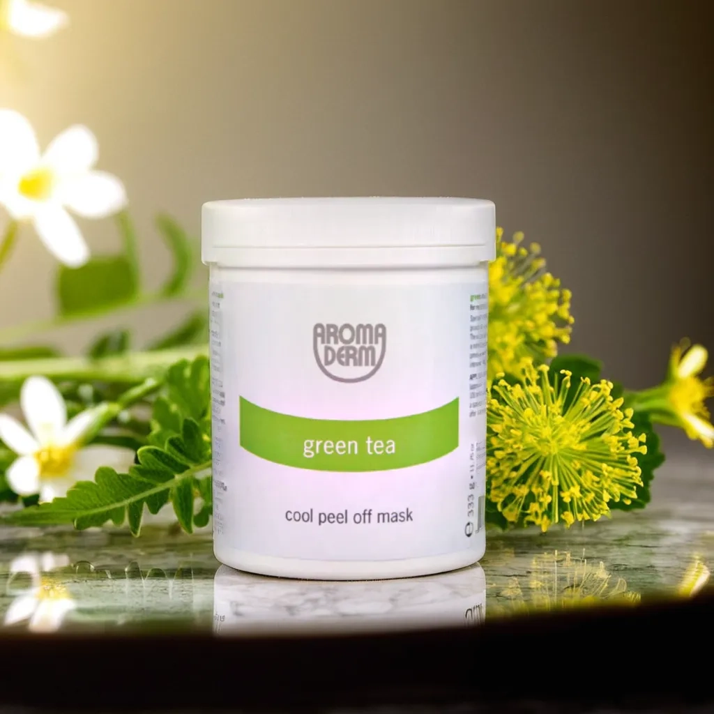 фото Холодная альгинатная очищающая маска для лица Cool Peel ЗЕЛЕНЫЙ ЧАЙ STYX, 333 г в интернет магазине косметики Стикс 2