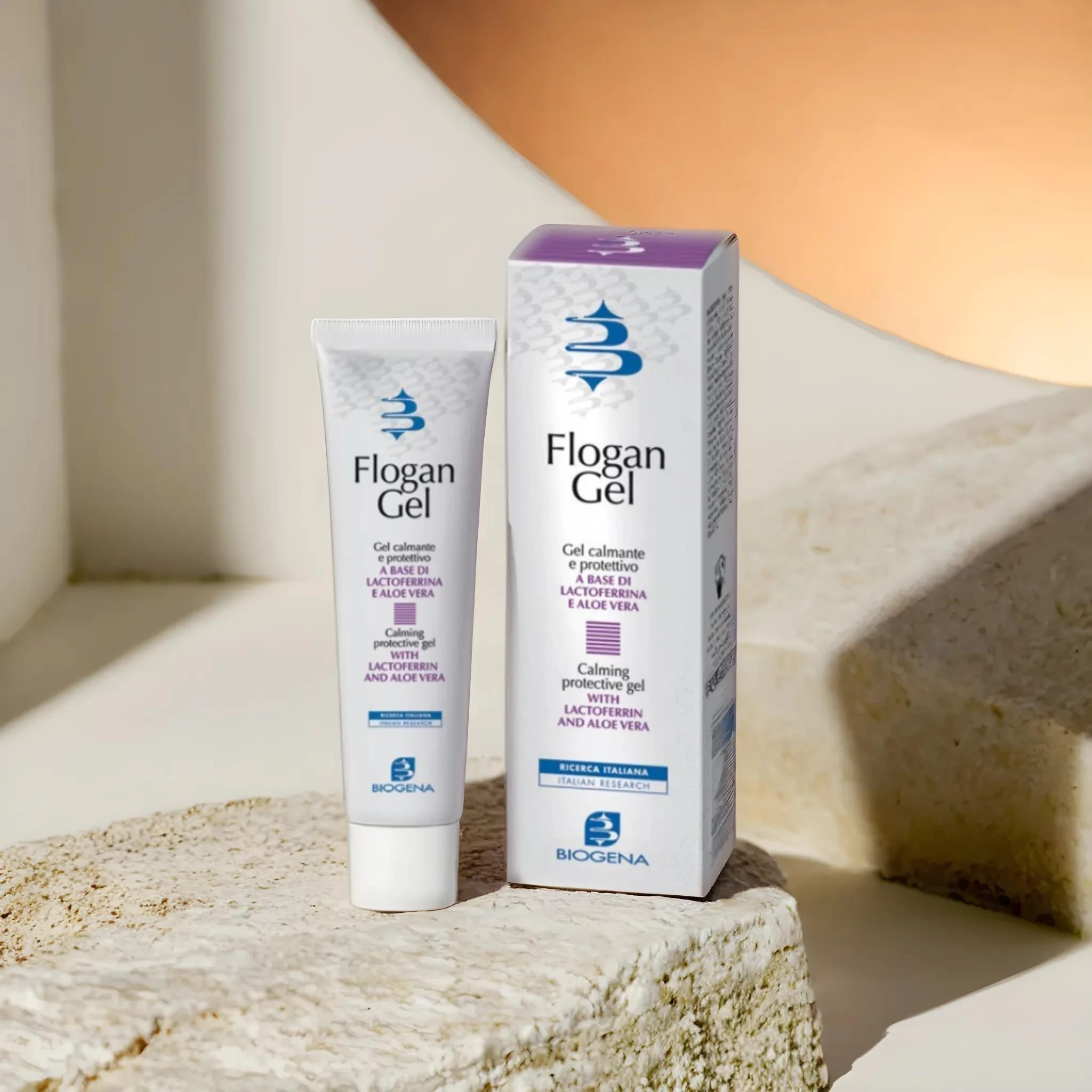 фото FLOGAN Гель с лактоферрином для восстановления и защиты раздраженной кожи BIOGENA, 40мл в интернет магазине косметики Стикс 2