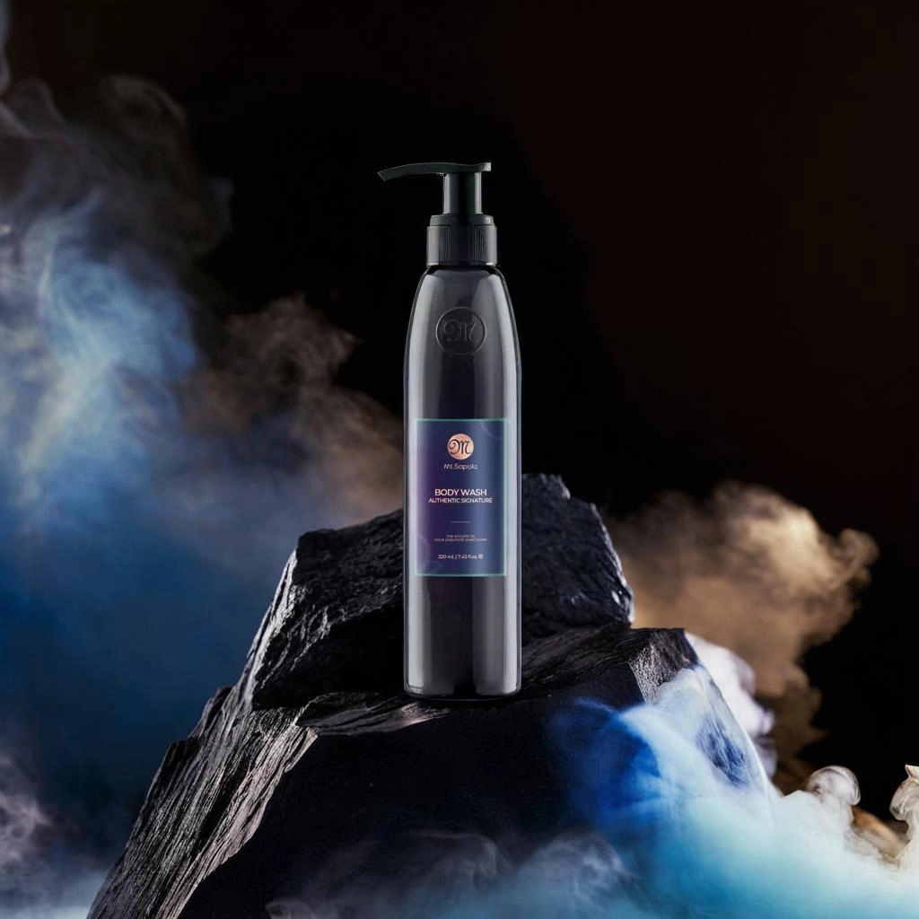 фото Освежающий гель для душа с эфирными маслами AUTHENTIC SIGNATURE MT.SAPOLA, 220 мл в интернет магазине косметики Стикс 2