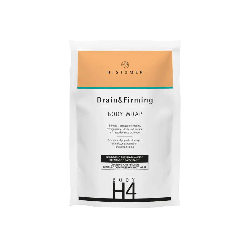фото H4 DRAIN&FIRMING Готовое укрепляющее лимфодренажное бандажное обёртывание HISTOMER, 16 м × 15,5 см в интернет магазине косметики Стикс 2