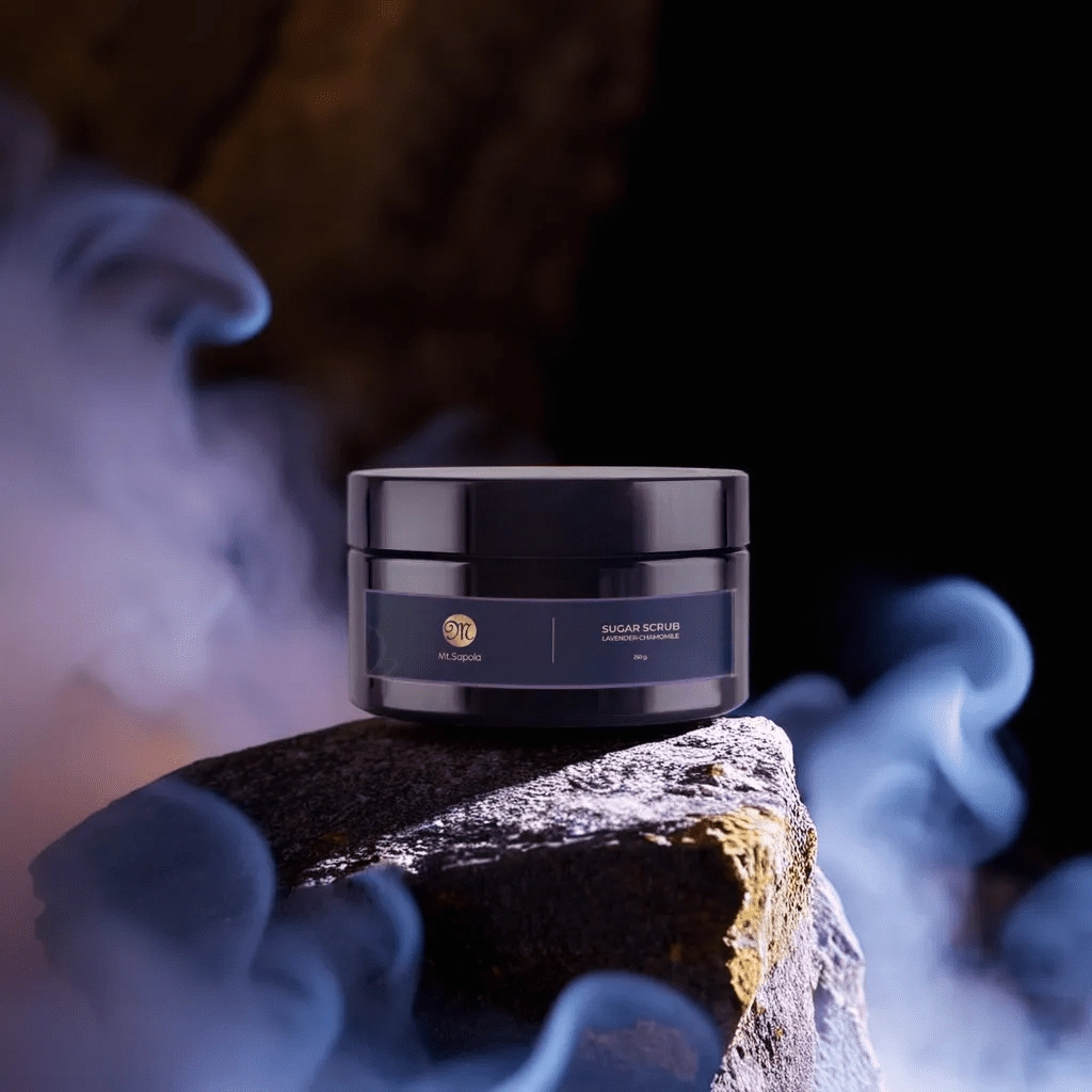 фото Смягчающий сахарный скраб для тела РОМАШКА-ЛАВАНДА MT.SAPOLA, 250 мл в интернет магазине косметики Стикс 3