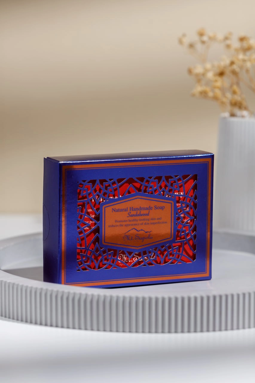 фото Питательное органическое мыло САНДАЛ MT.SAPOLA, 120 гр в интернет магазине косметики Стикс 2