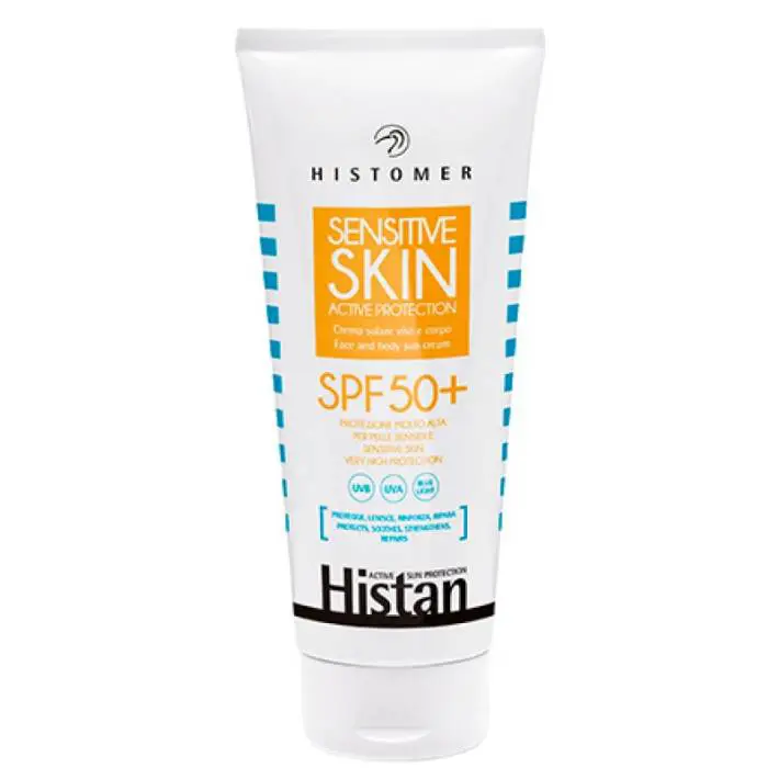 фото HISTAN SPF50+ Солнцезащитный крем для чувствительной кожи HISTOMER, 200мл в интернет магазине косметики Стикс 1 фото HISTAN SPF50+ Солнцезащитный крем для чувствительной кожи HISTOMER, 200мл в интернет магазине косметики Стикс 1