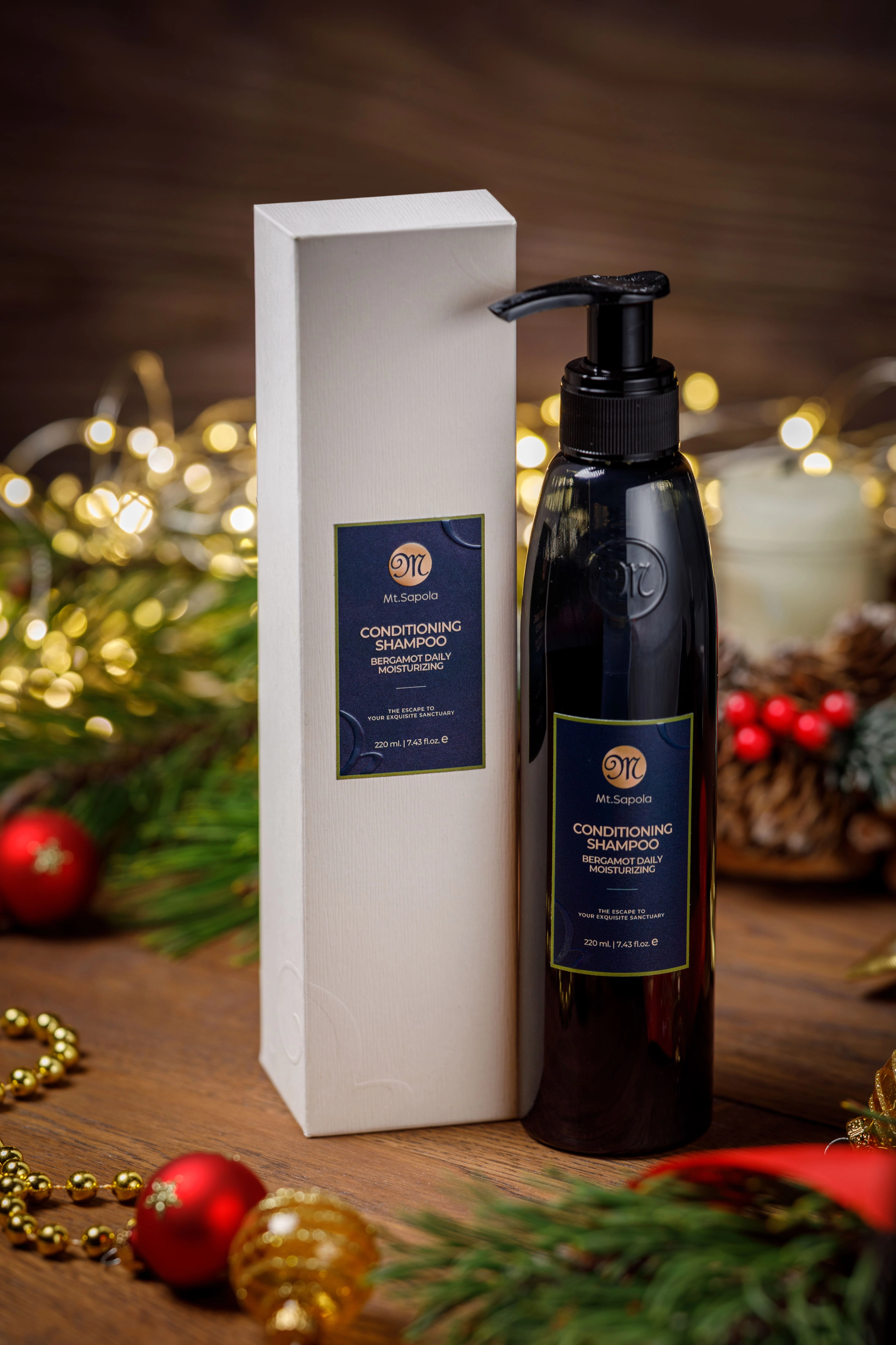 фото Увлажняющий шампунь-кондиционер БЕРГАМОТ MT.SAPOLA, 220 мл в интернет магазине косметики Стикс 3