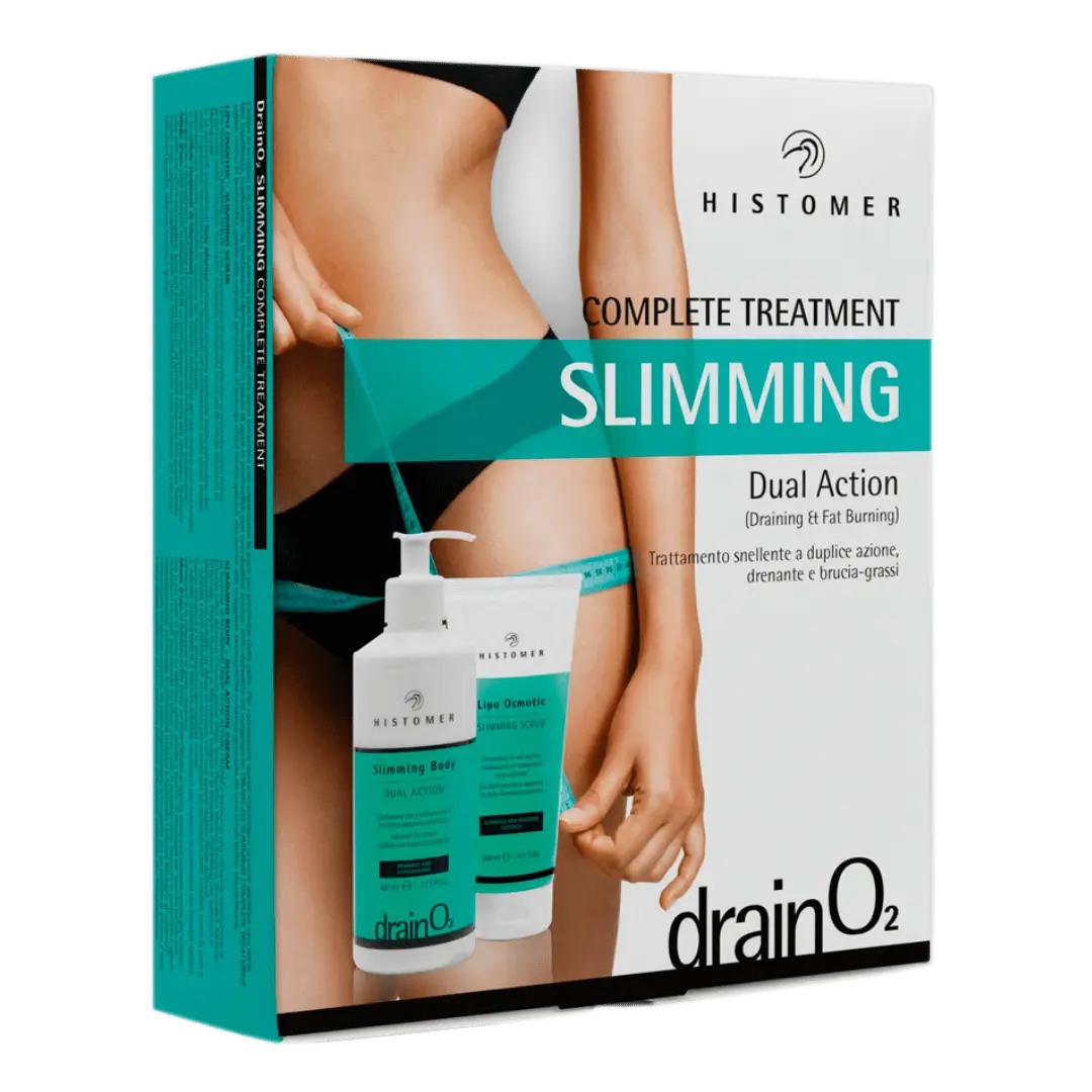 фото DRAIN O₂ Комплексный набор для похудения (скраб, дренажный слимминг-крем) HISTOMER в интернет магазине косметики Стикс 1