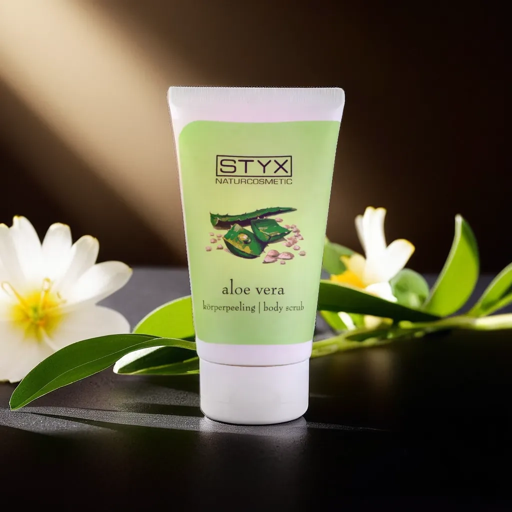фото Универсальный обновляющий скраб для тела АЛОЭ ВЕРА STYX, 150 мл в интернет магазине косметики Стикс 2