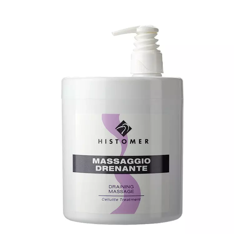 фото BODY MASSAGE DRENANTE Профессиональный дренажный массажный крем (с дозатором) HISTOMER, 1000 мл в интернет магазине косметики Стикс 1