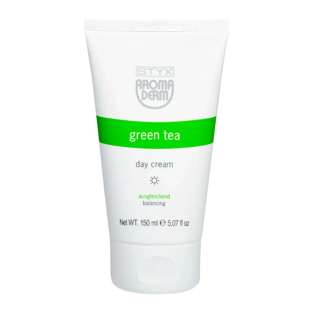 фото Дневной крем для комбинированной и повреждённой кожи ЗЕЛЕНЫЙ ЧАЙ STYX, 150 мл в интернет магазине косметики Стикс 1