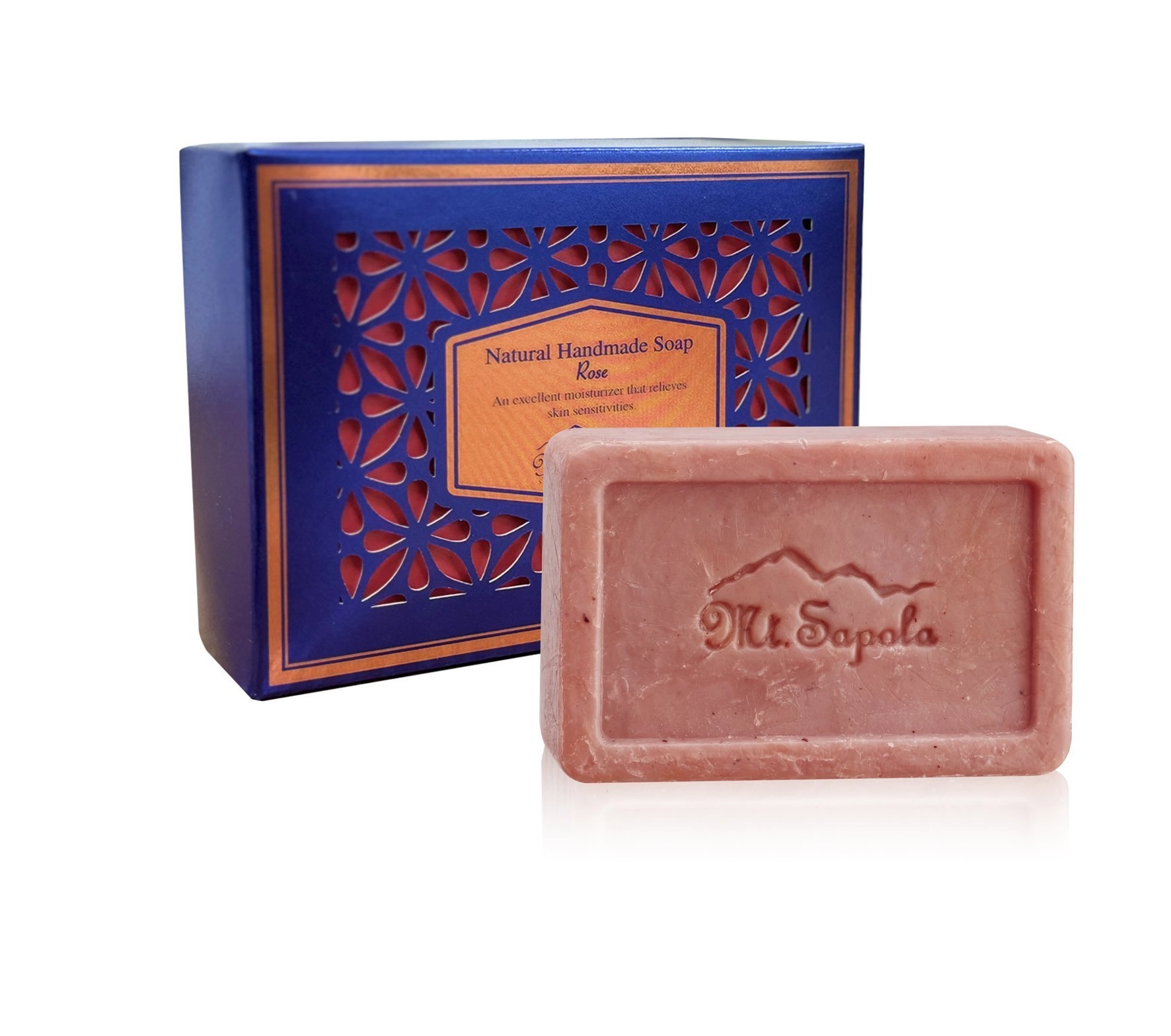 фото Омолаживающее мыло РОЗА MT. SAPOLA, 120 гр в интернет магазине косметики Стикс