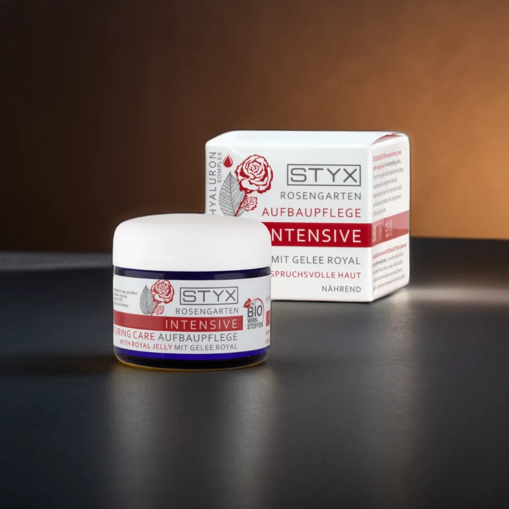 фото Омолаживающий крем для лица с экстрактом розы РОЯЛ ЖЕЛЕ РОЗОВЫЙ САД STYX, 50 мл в интернет магазине косметики Стикс 2