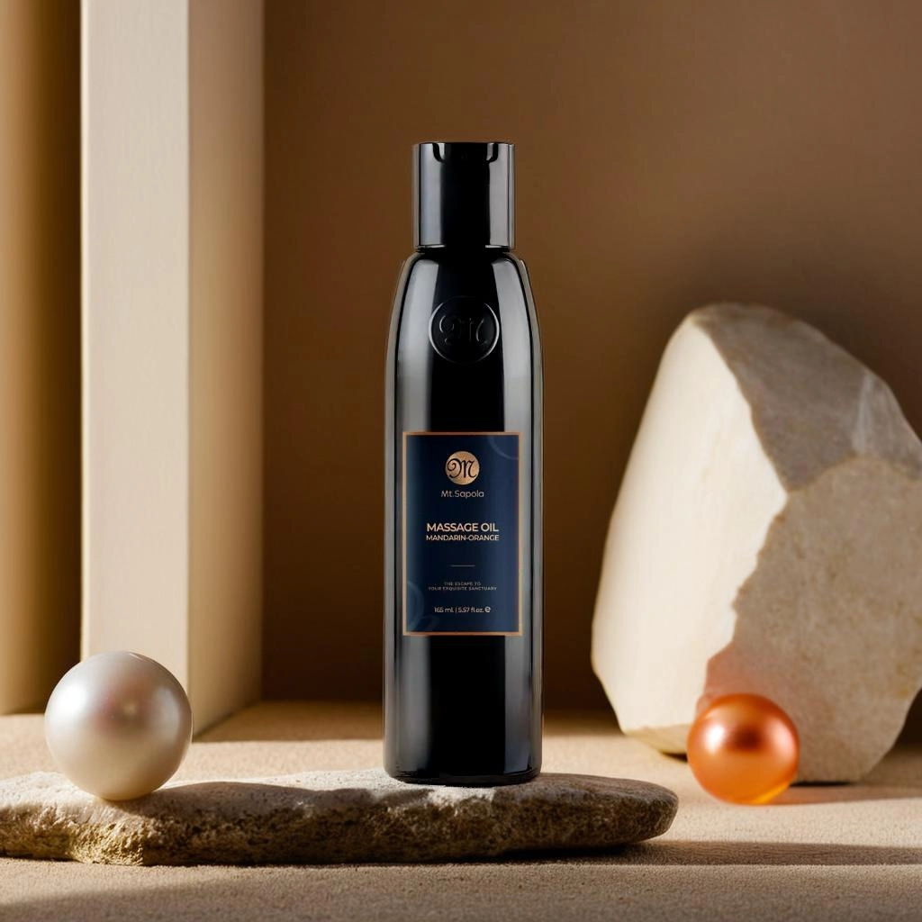 фото Массажное масло МАНДАРИН-АПЕЛЬСИН MT.SAPOLA, 165 мл в интернет магазине косметики Стикс 2