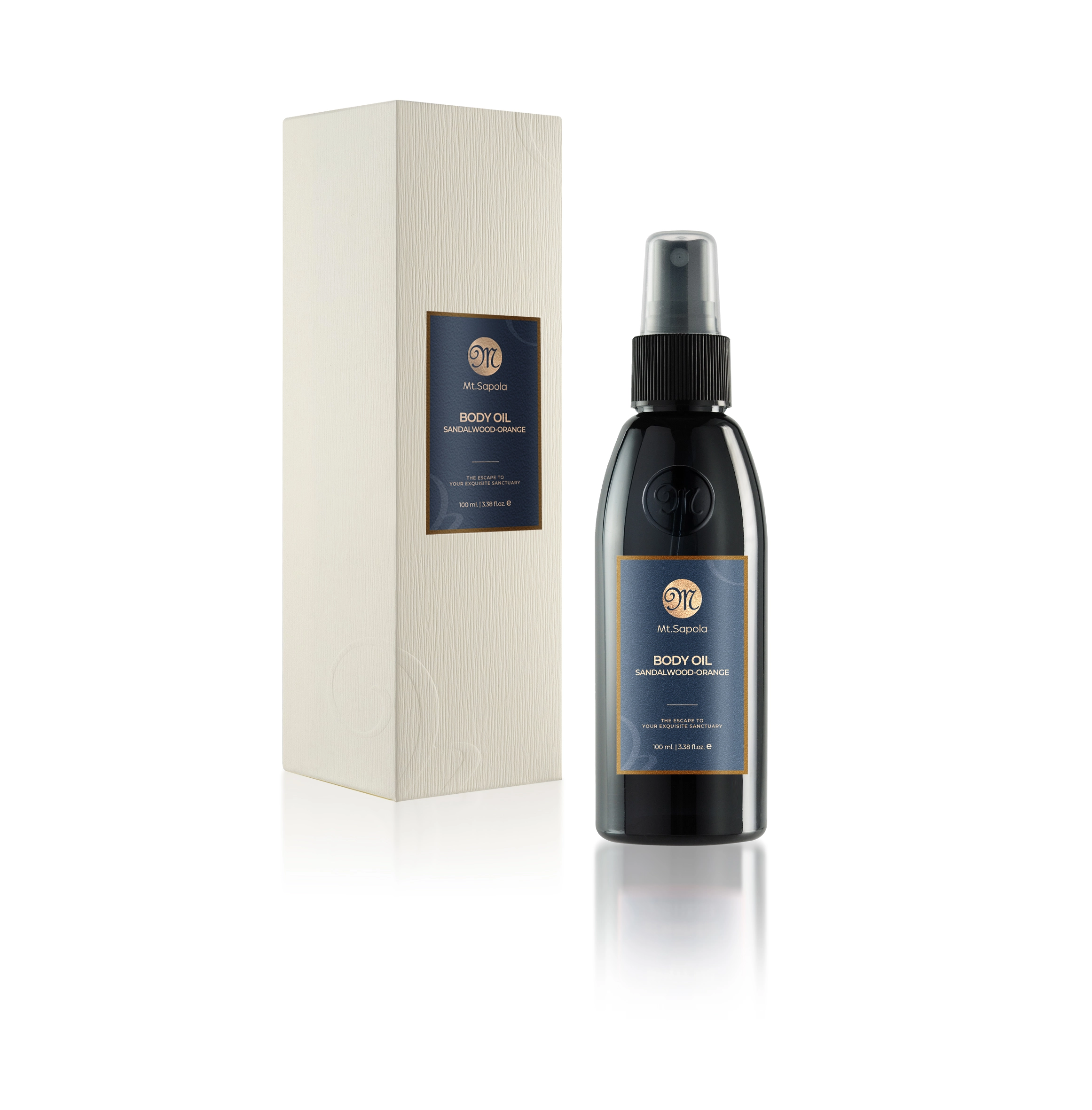 Тонизирующее масло-уход для тела САНДАЛОВОЕ ДЕРЕВО-АПЕЛЬСИН MT.SAPOLA, 100 мл