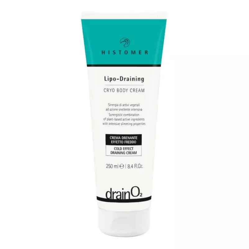 фото DRAIN O₂ LIPO-DRAINING CRYO Профессиональный дренирующий крем HISTOMER, 250 мл в интернет магазине косметики Стикс 1