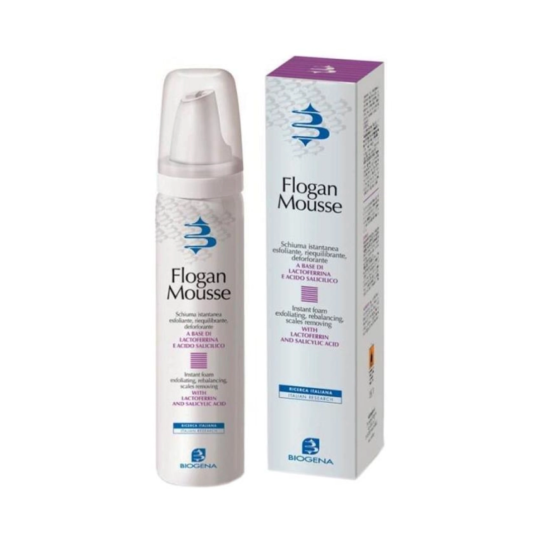 FLOGAN Отшелушивающий мусс для лица и кожи головы (2% салициловой кислоты) BIOGENA, 75мл