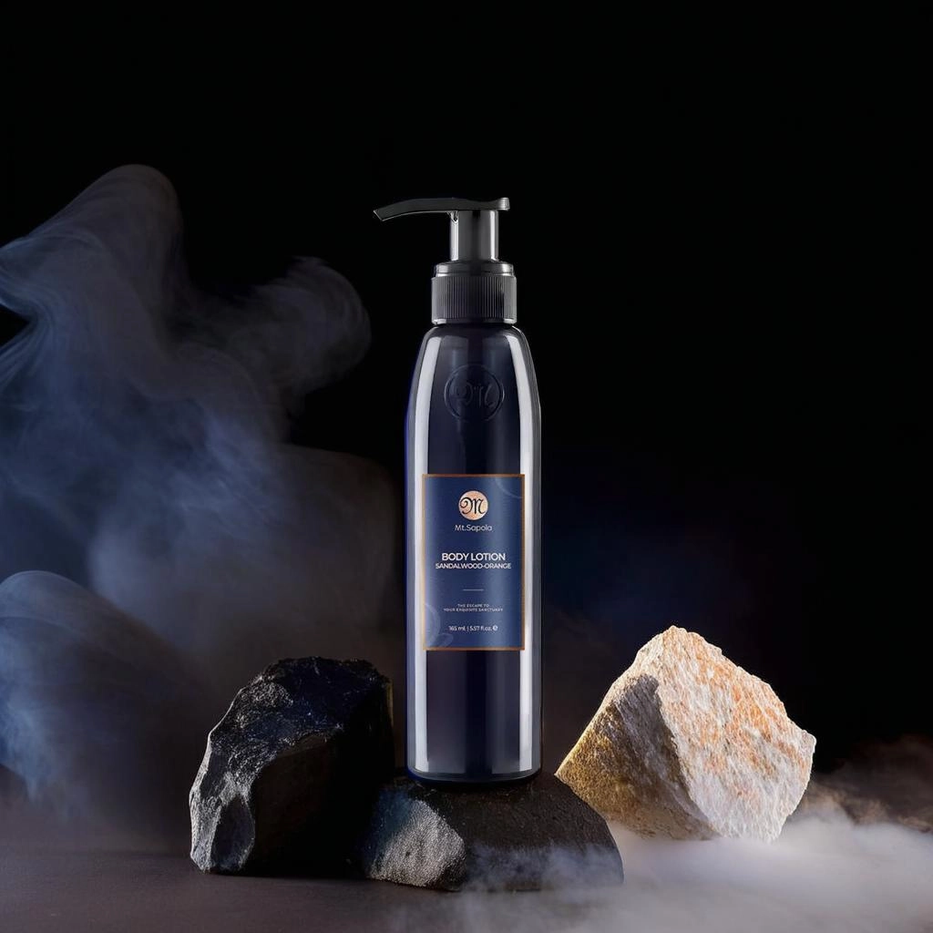 фото Лифтинговый лосьон для тела САНДАЛ-АПЕЛЬСИН MT.SAPOLA, 165мл в интернет магазине косметики Стикс 3