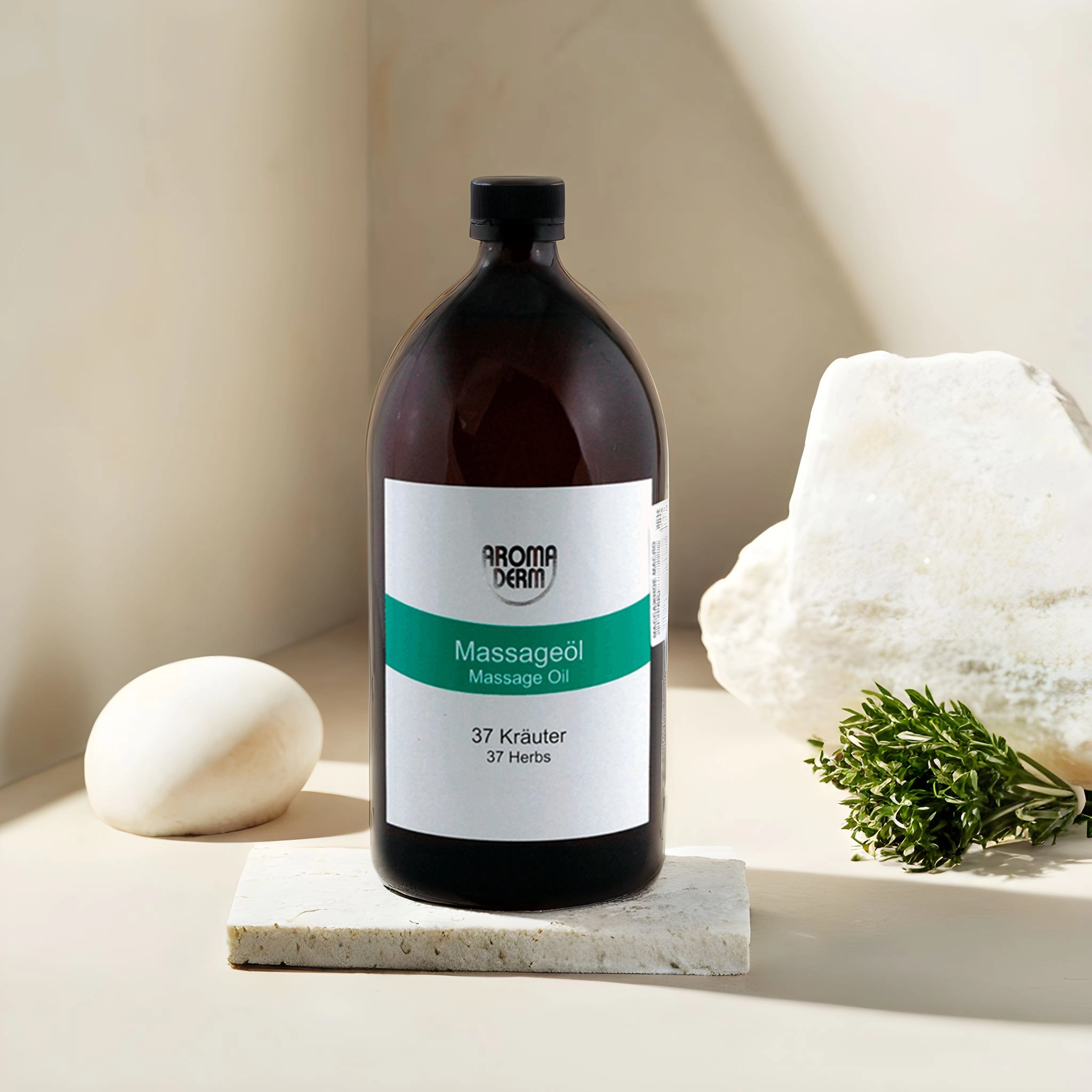 фото Тонизирующее массажное масло с эфирными маслами  37 ТРАВ STYX, 1000 мл в интернет магазине косметики Стикс 2