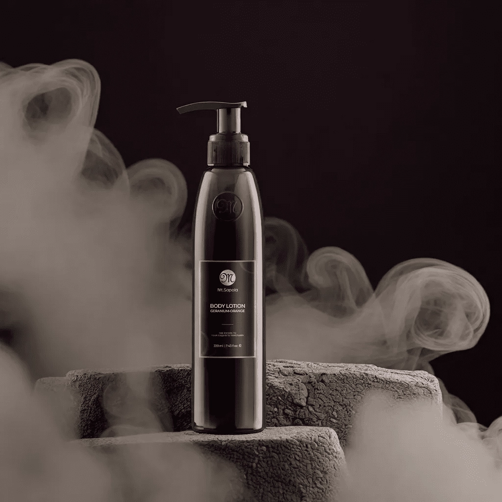 фото Разглаживающий лосьон для тела ГЕРАНЬ-АПЕЛЬСИН MT.SAPOLA, 220 мл в интернет магазине косметики Стикс 2