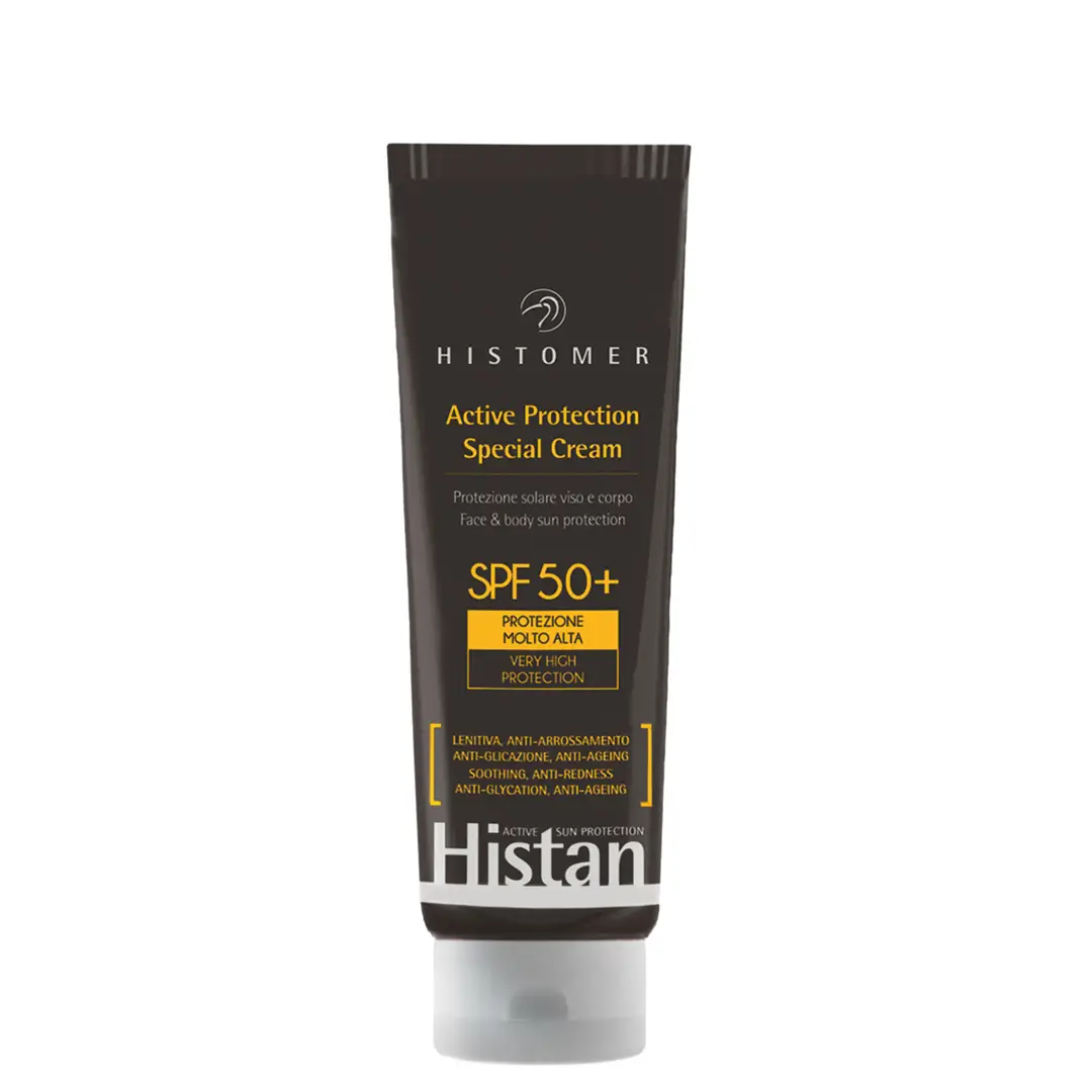 фото HISTAN SPF 50+ Омолаживающий солнцезащитный крем для лица и тела HISTOMER, 100 мл в интернет магазине косметики Стикс 1