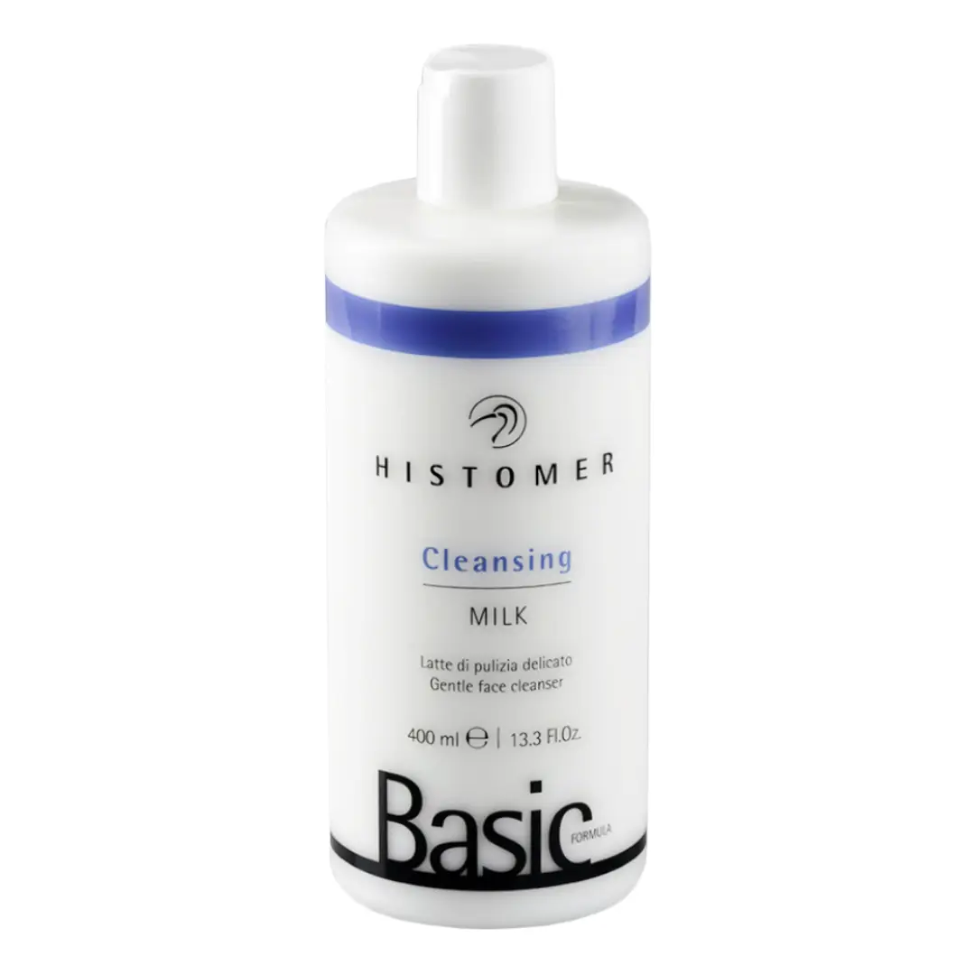 фото BASIC Очищающее молочко для лица со стволовыми клетками сирени и дуба HISTOMER, 400 мл в интернет магазине косметики Стикс 1
