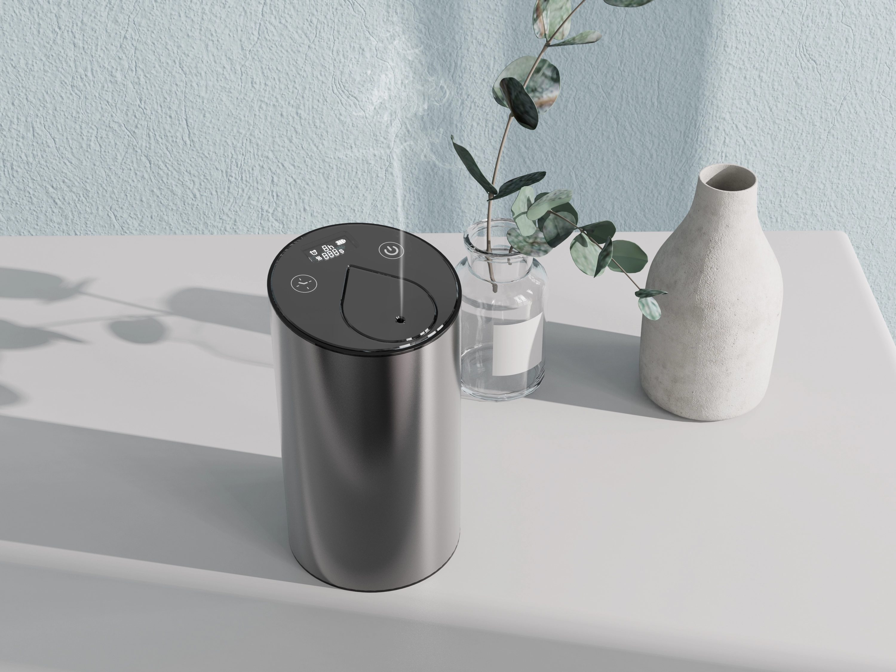 фото Автоматический диффузор для эфирных масел с дисплеем ( BLACK ) ELLESSANCE в интернет магазине косметики Стикс 11