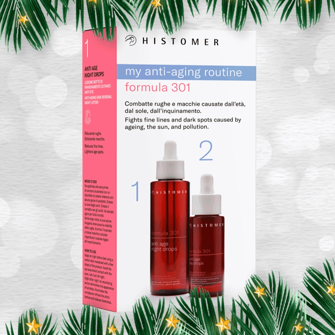 FORMULA 301 Комплексный набор для лица ИНТЕНСИВНОЕ ОМОЛОЖЕНИЕ ( сыворотка-капли дневные + ночной лосьон ) HISTOMER