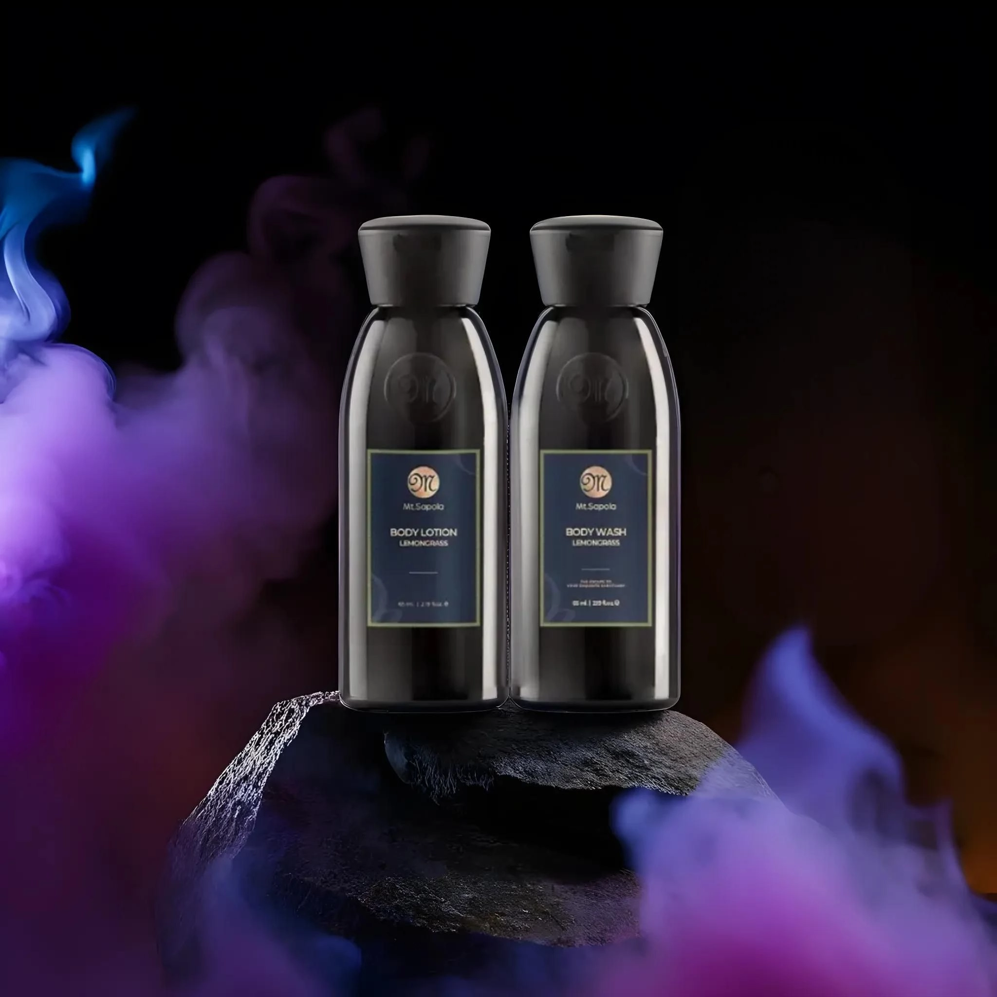 фото Подарочный набор МИНИ-СПА ДОМА (лосьон для тела и гель для душа) ЛЕМОНГРАСС MT.SAPOLA, 2*65 мл в интернет магазине косметики Стикс 3