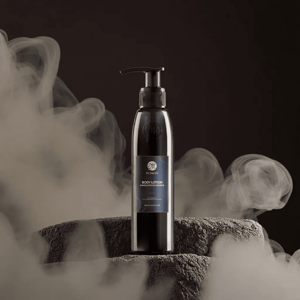 фото Лифтинговый лосьон для тела САНДАЛ-АПЕЛЬСИН MT.SAPOLA, 165мл в интернет магазине косметики Стикс 2