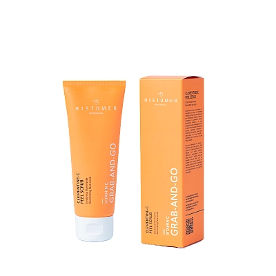 NEW VITAMIN C, Энзимно-сахарный скраб с экстрактом Клементина HISTOMER, 75 мл