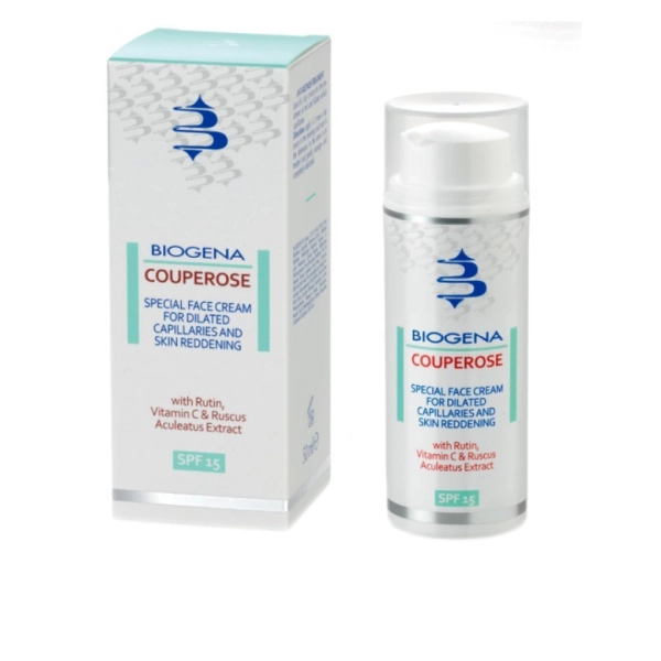 фото SAVE ROSE SPF15 Тонизирующий дневной крем для кожи с куперозом BIOGENA, 50 мл в интернет магазине косметики Стикс 1