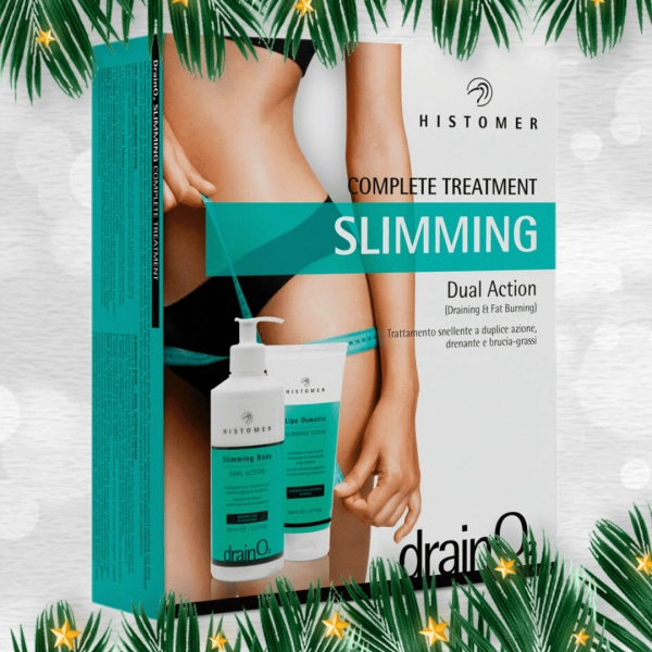 фото DRAIN O₂ Комплексный набор для похудения (скраб, дренажный слимминг-крем) HISTOMER в интернет магазине косметики Стикс 1
