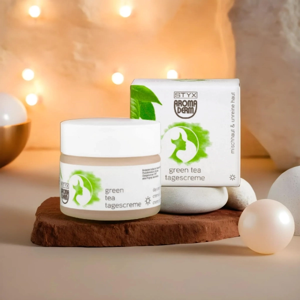 Дневной крем для комбинированной и повреждённой кожи ЗЕЛЕНЫЙ ЧАЙ STYX, 50 мл