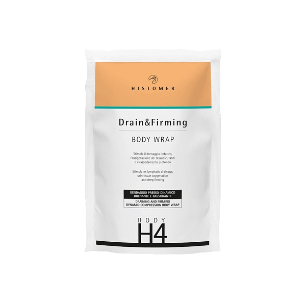 H4 DRAIN&FIRMING Готовое укрепляющее лимфодренажное бандажное обёртывание HISTOMER, 16 м × 15,5 см фото 2