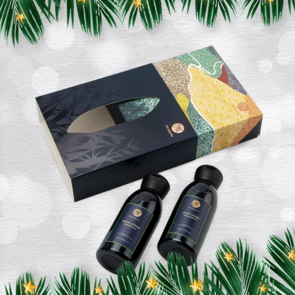 фото Подарочный набор МИНИ-СПА ДОМА ( лосьон для тела и массажное масло) ЛЕМОНГРАСС MT.SAPOLA, 2*65 мл в интернет магазине косметики Стикс 1