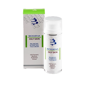 OILY SKIN Матирующий крем для жирной кожи BIOGENA, 50 мл