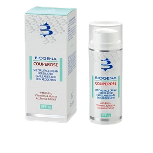 SAVE ROSE SPF15 Тонизирующий дневной крем для кожи с куперозом BIOGENA, 50 мл