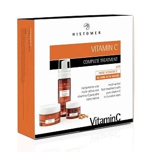 VITAMIN C Комплексный омолаживающий набор (мусс, дневной крем SPF15, жемчужины красоты) HISTOMER