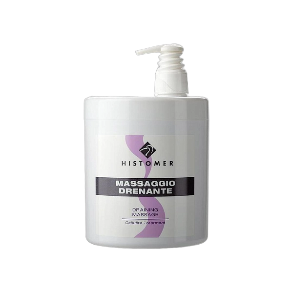 BODY MASSAGE DRENANTE Профессиональный дренажный массажный крем (с дозатором) HISTOMER, 1000 мл