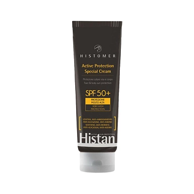 HISTAN SPF 50+ Омолаживающий солнцезащитный крем для лица и тела HISTOMER, 100 мл