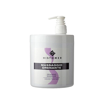 BODY MASSAGE DRENANTE Профессиональный дренажный массажный крем (с дозатором) HISTOMER, 1000 мл