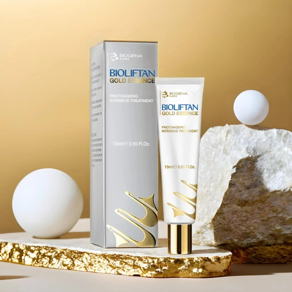 фото GOLD ESSENCE Антивозрастная золото-пептидная эссенция для лица BIOGENA, 15 мл в интернет магазине косметики Стикс 2