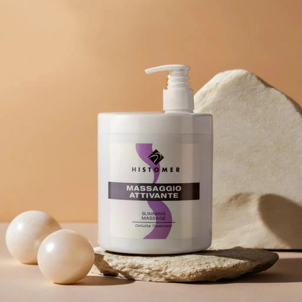 фото BODY MASSAGE ATTIVANTE Профессиональный антицеллюлитный массажный крем (с дозатором) HISTOMER, 1000 мл в интернет магазине косметики Стикс 2 фото BODY MASSAGE ATTIVANTE Профессиональный антицеллюлитный массажный крем (с дозатором) HISTOMER, 1000 мл в интернет магазине косметики Стикс 2