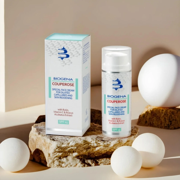 фото SAVE ROSE SPF15 Тонизирующий дневной крем для кожи с куперозом BIOGENA, 50 мл в интернет магазине косметики Стикс 2